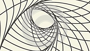 Dynamic Spiral Maze. Abstract Geometric Pattern and Complexity, vector design Generative AI