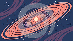 Dynamic Spiral Trails, Abstract Energy Vortex Design, vector design Generative AI