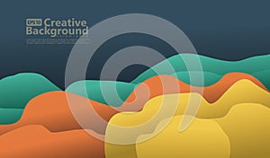 Dynamic style background design with fluid color gradient elements
