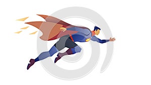 Dynamic Superhero Leap Action Pose Vector, vector design Generative AI