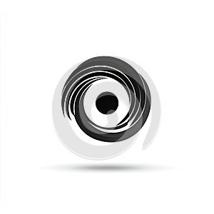 Dynamic Swirling Target Logo