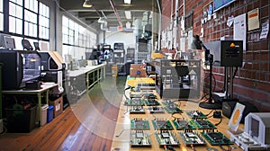Dynamic Tech Maker Space with 3D Printers