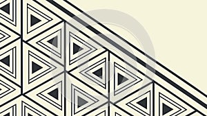 Dynamic Triangular Geometric Pattern Design, vector design Generative AI