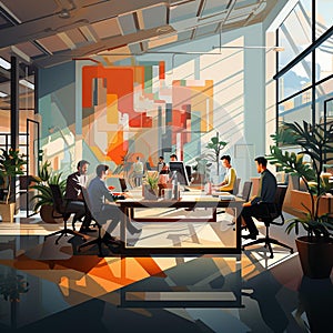 Dynamic Unity: Abstract Teamwork Growth