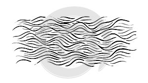 Dynamic Wavy Lines Pattern Abstract Movement Background, vector design Generative AI
