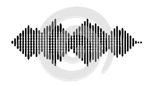 Dynamic Vertical Lines Abstract Sound Wave Pattern Vector, vector design Generative AI