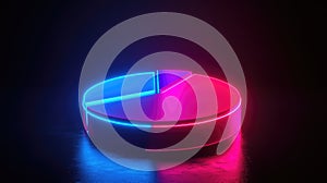 dynamic vibrating pie chart