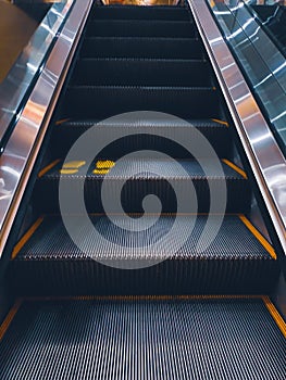 Dynamic View of a Modern Escalator