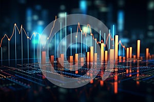 Dynamic visual representation of business and stock market trends and patterns