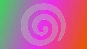 Vibrant gradient background with a grainy texture transitioning from green to pink to orange