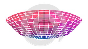 Dynamic Wavy Gradient Pattern: Colorful Abstract Background, vector design Generative AI