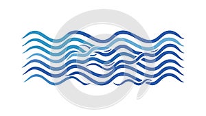 Dynamic Wavy Lines Pattern Vector, Fluid Motion Abstract Background Element, vector design Generative AI