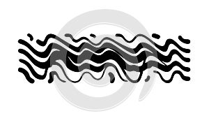 Dynamic Wavy Pattern Background Design, Abstract Sea Waves Texture, vector design Generative AI