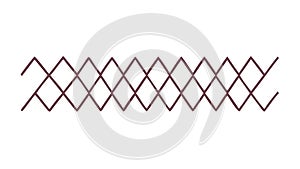 Dynamic Zig-Zag Line Pattern, Modern Abstract Texture Vector, vector design Generative AI