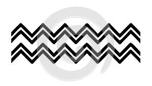 Dynamic Zigzag Pattern Abstract Textured Background, vector design Generative AI