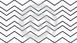 Dynamic zigzag pattern, geometric and modern background, vector design Generative AI