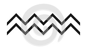 Dynamic Zigzag Wavy Line Pattern Abstract Texture Vector, vector design Generative AI