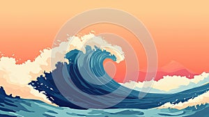 dynamics animating wave