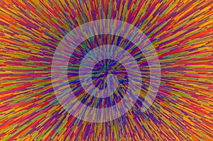 Dynamics for background and design. 3d Bright dynamic abstract background. Explosive multicolored background