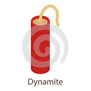 Dynamite icon, isometric 3d style