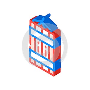 dynamite tnt isometric icon vector illustration