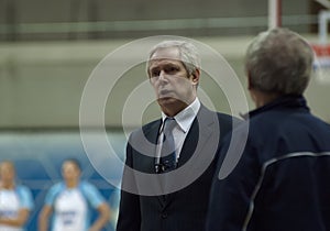 Dynamo coach V. Shtam