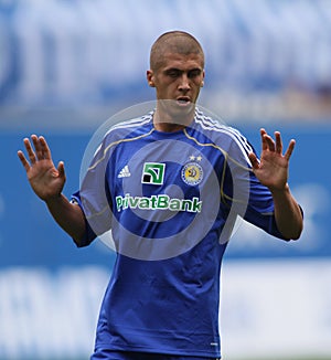 Dynamo Kyiv's defender Evgeniy Hacheridi