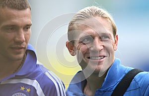 Dynamo Moscow's forward Andrei Voronin