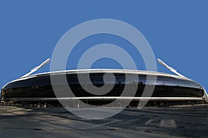 Dynamo Stadium after reconstruction before the I I European Games in 2019