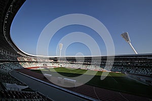 Dynamo Stadium after reconstruction before the I I European Games in 2019