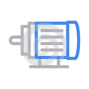 Dynamo vector color line icon