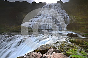 Dynjandi water fall or the bridal veil