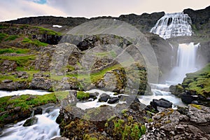 Dynjandi water fall or the bridal veil