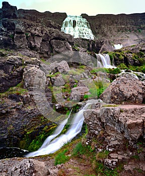 Dynjandi water fall or the bridal veil