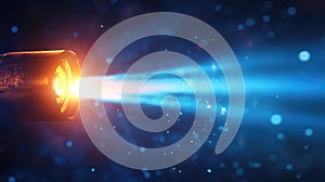 dynmic cinematic style presentation pointer with a beaming effect