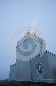 Dyrholahey Lighthouse in Southern Iceland