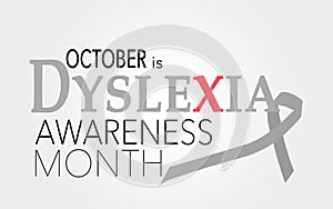 Dyslexia awareness month