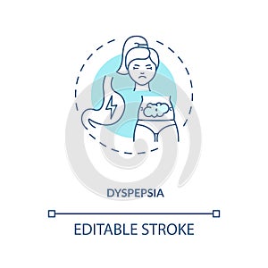 Dyspepsia concept icon