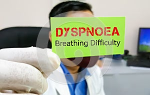Dyspnoea (Breathing difficulty or Shortness of breath