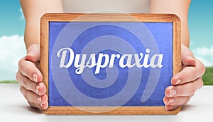 Dyspraxia against field and sky