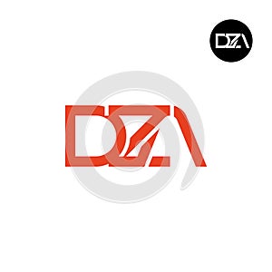 DZA Logo Letter Monogram Design