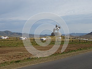 Dzjengis Khan statue Mongolia