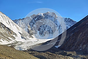 Dzo Jongo summit 6120m from Kang Yatse viewpoint, Ladakh, India