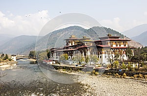 The dzong of Punakha