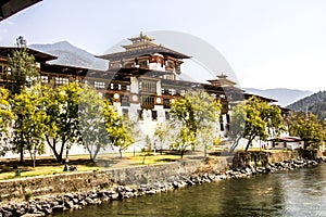 The dzong of Punakha