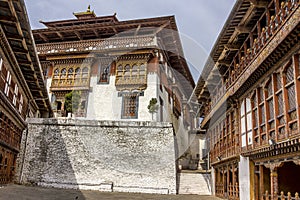 The dzong of Trongsa