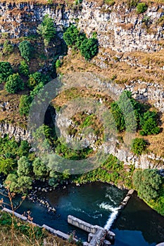 Dzoraget river Lori Berd canyon panorama landscape Stepanavan Lorri Armenia landmark