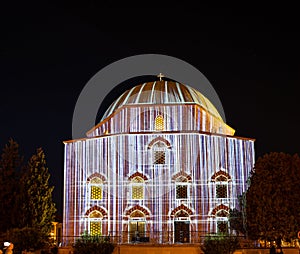 Dzsami Pecs before Christams with light painting