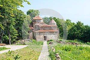Dzveli Shuamta Monastery. a famous Historic site in Telavi, Kakheti, Georgia