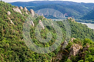 Dürnstein rock in Wachau valley